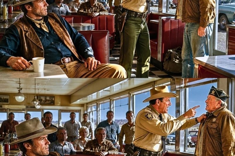 Sheriff HUMILLA a Veterano Sin Saber Que Clint Eastwood Lo Estaba Viendo