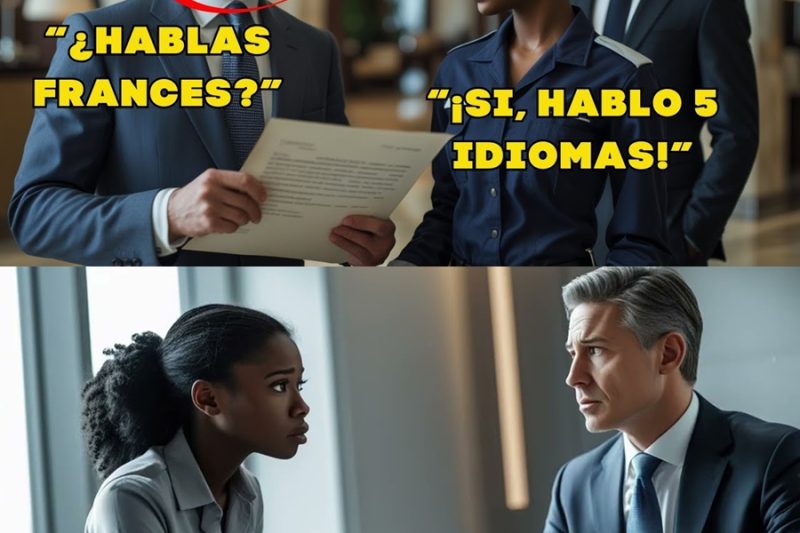 El CEO escucha al CONSERJE HABLAR 5 idiomas y la ASCIENDE INMEDIATAMENTE