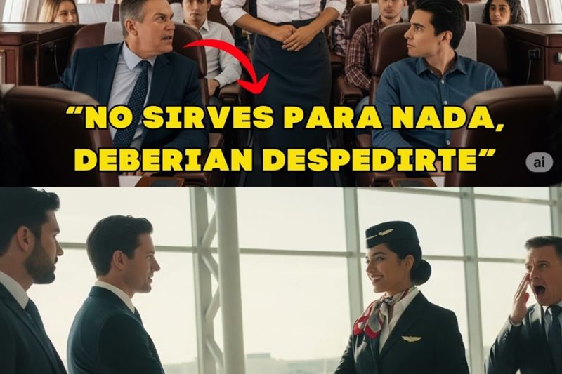 AZAFATA es HUMILLADA por un ejecutivo ARROGANTE… sin saber que es HIJA del fundador