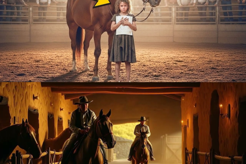 NIÑA IRRUMPE EN PLENA SUBASTA POR EL CABALLO DE SU PADRE…LO QUE PASÓ DESPUÉS DEJÓ A TODOS EN SHOCK