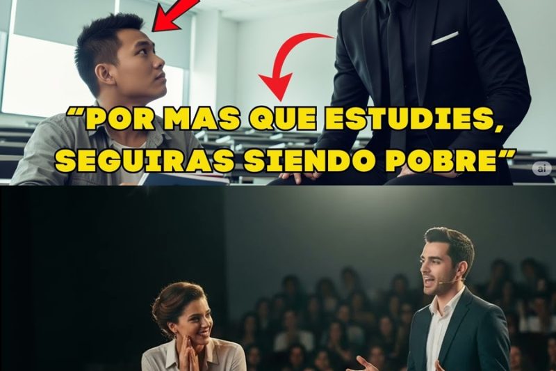 Estudiante RICO HUMILLA a compañero BECADO… y años después TERMINA trabajando para él