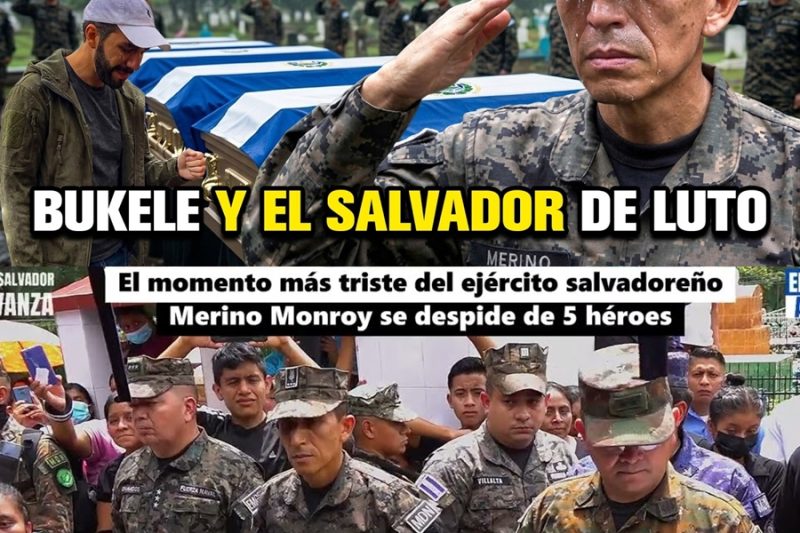 Héroes bajo el lodo: El Salvador se estremece ante la trágica muerte de cinco soldados en misión de rescate y la desgarradora despedida de sus mandos