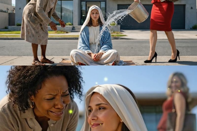 “Sal de mi calle, inmunda”, dijo la rica arrogante… pero era la Virgen María disfrazada.
