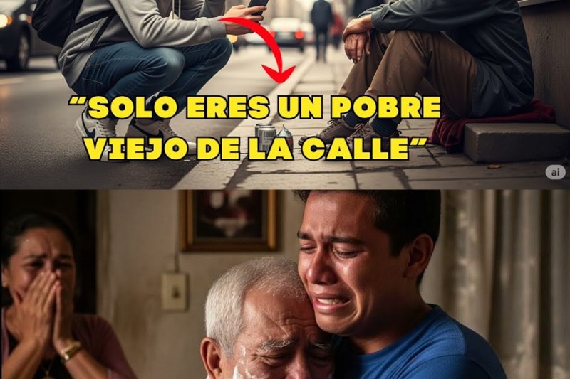 Joven HUMILLA a un INDIGENTE… SIN saber que era su abuelo DESAPARECIDO –