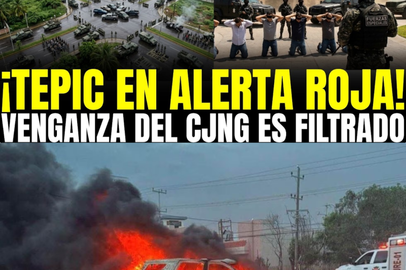 TEPIC EN ALERTA ROJA: PLAN DE VENGANZA del CJNG ES FILTRADO y CAEN 52 SICARIOS