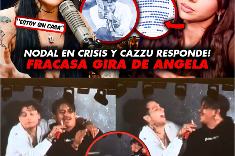 El desplome mediático de Nodal y el fracaso de taquilla de Ángela Aguilar: el renacimiento de Cazzu y las verdades que intentan silenciar