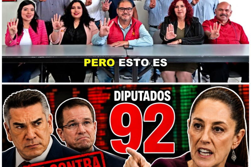 JAMÁS VISTO, 92 DIPUTADOS LEVANTAN LA MANO POR EL NARCO Y SHEINBAUM LOS DEJA EN SHOCK