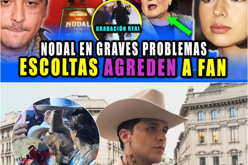 Entre la violencia tras bambalinas y el desamparo familiar: El escandaloso forcejeo del equipo de Christian Nodal con sus fans y la demanda civil que hunde a Emiliano Aguilar ante el silencio de su dinastía