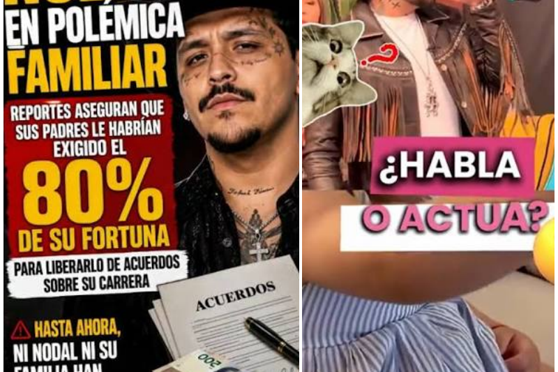 ¡El peor padre del año! Christian Nodal desata furia mundial al premiar a la agresora de su bebé mientras Cazzu gana custodia millonaria