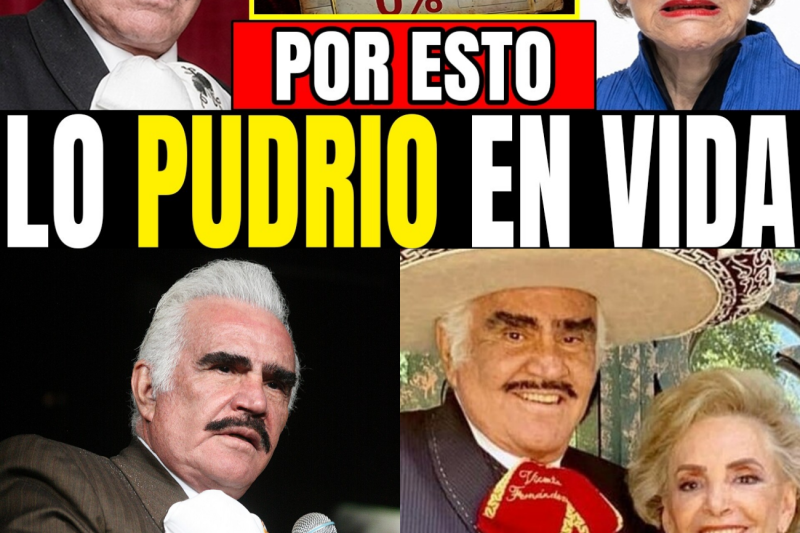 El Imperio de las Sombras: Los Secretos Más Oscuros de Vicente Fernández y la Venganza Silenciosa de Cuquita