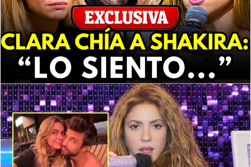 El fin del silencio en Barcelona: Clara Chía pide perdón a Shakira en televisión en vivo y la barranquillera responde con una advertencia devastadora que sacude los cimientos de la familia Piqué