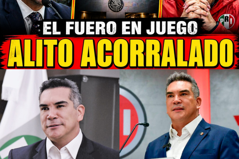 El Escudo de la Impunidad: La Nueva Tormenta Política que Acorrala a Alejandro “Alito” Moreno y Hace Temblar a la Política Mexicana
