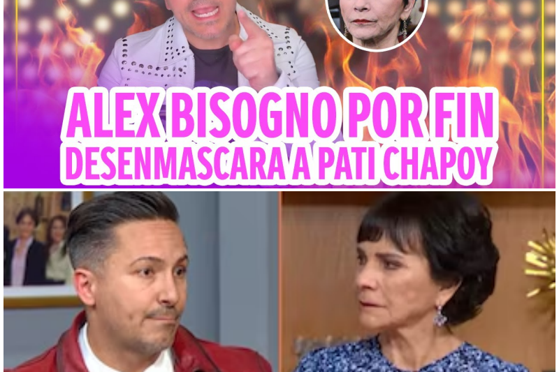 Álex Bisogno Rompe el Silencio y Acorrala a Pati Chapoy: El Dispositivo que Guarda los Secretos Más Oscuros de la Televisión
