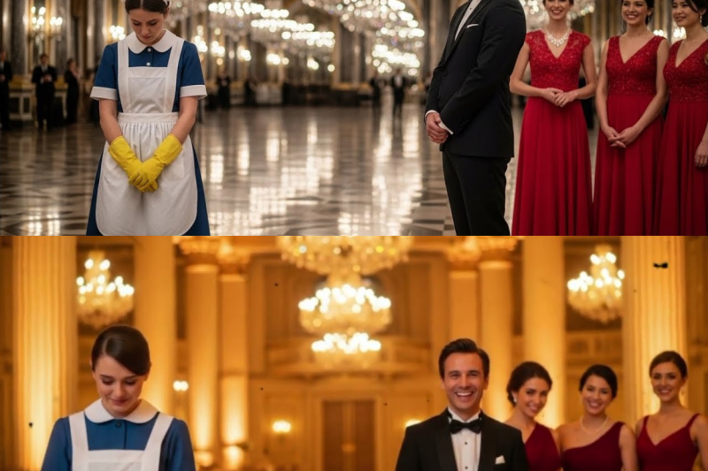 EL MILLONARIO SE BURLÓ DE LA EMPLEADA… HASTA QUE SU VALS DEJÓ A TODO EL SALÓN EN SILENCIO