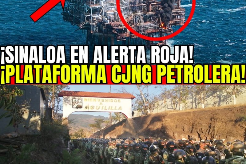🇲🇽🚨SINALOA EN ALERTA ROJA: SEDENA HALLA BASE DEL CJNG EN PLATAFORMA PETROLERA INACTIVA: 109 NARCOS