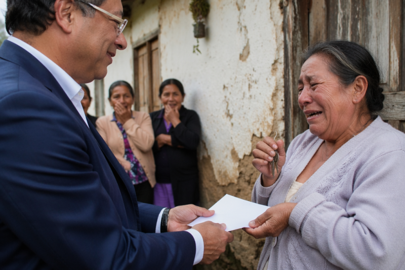 Una anciana humilde pensó que era una visita común, hasta que el hombre que había criado de pequeño sacó unas llaves nuevas y le confesó entre lágrimas: “Usted me salvó primero”.
