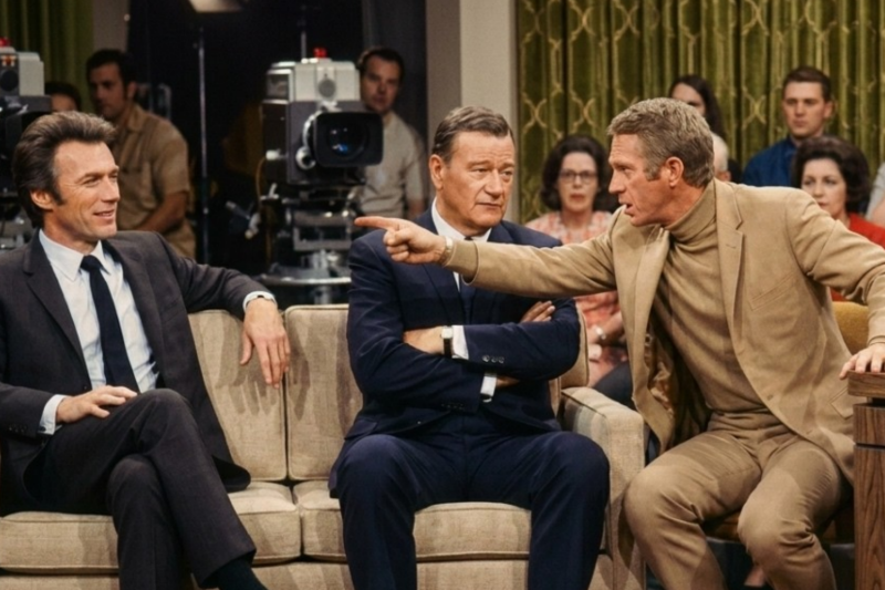 Steve McQueen atacó a Clint en VIVO. La respuesta de Clint silenció a 50 millones de personas.