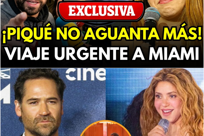 El Jaque Mate de Shakira: Piqué viaja a Miami con su abogado para frenar la relación de la cantante, pero termina enfrentando su mayor humillación