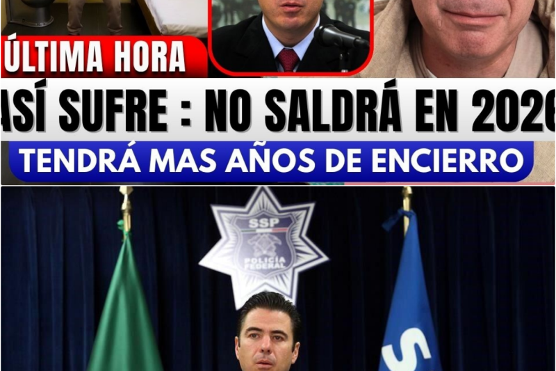 Luis Cárdenas Palomino: Así Vive Hoy en la Cárcel el Expolicía mano derecha de Genaro Garcia Luna