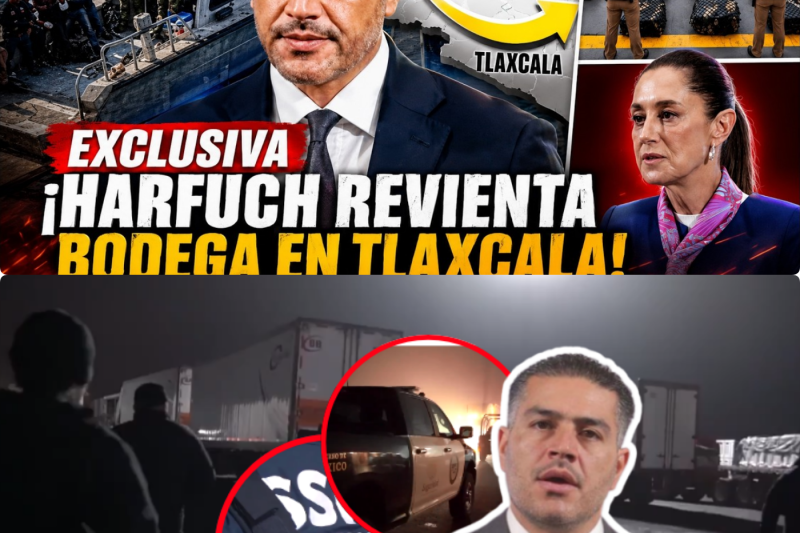 ¡HARFUCH DESMANTELA UNA BODEGA QUE TAMBIÉN ERA CASA DE SECUESTRO EN TLAXCALA!