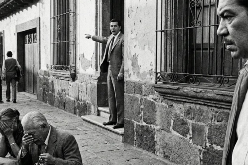 Cantinflas vio pareja de 78 y 75 años LLORANDO frente a su casa de 40 años—razón lo DESTRUYÓ