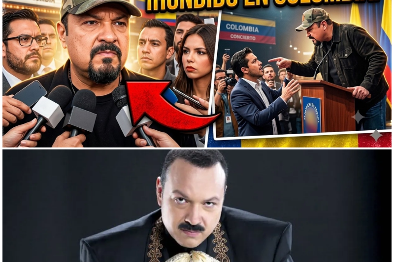 El Caos de Pepe Aguilar en Colombia: Empujones, Promesas Rotas y una Prensa Indignada ante la Arrogancia del Cantante