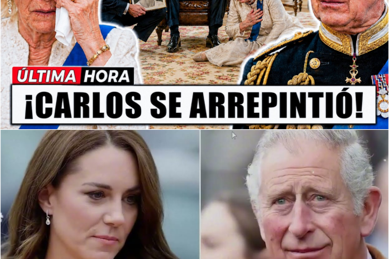 El desmantelamiento de una era: El rey Carlos admite su arrepentimiento y el príncipe William asume el control silencioso para restaurar el legado de Diana de Gales