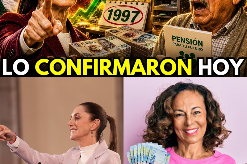 ¡ÚLTIMA HORA! Sheinbaum Confirma Aumento Automático a Pensiones de la Ley 97: La Verdad Oculta Detrás de los Requisitos
