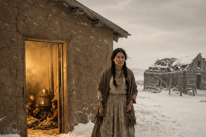 Madre Soltera Enterró Tubos en el Patio y Fue Burlada — Su Casa se Mantuvo Caliente Sin Quemar Leña