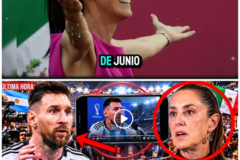 Lo que MESSI DIJO de SHEINBAUM en el MUNDIAL NADIE lo ESPERABA: el VIDEO que lo CAMBIÓ TODO