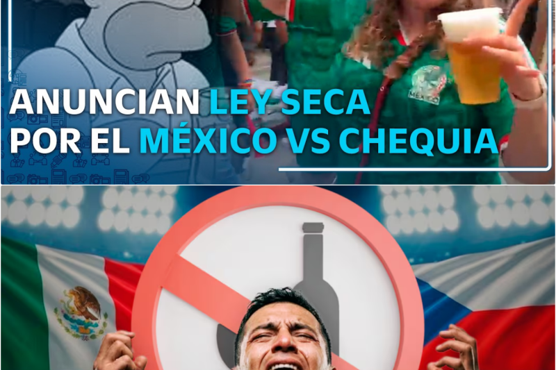 El Cierre del Grifo en Pleno Mundial: La Ciudad de México Impone Estricta Ley Seca para el Crucial Partido México vs Chequia