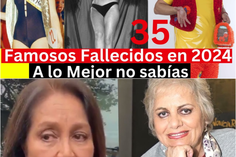 El doloroso adiós del 2024: Las tragedias, secretos y el oscuro misterio detrás de la partida de las más grandes leyendas del espectáculo y el deporte