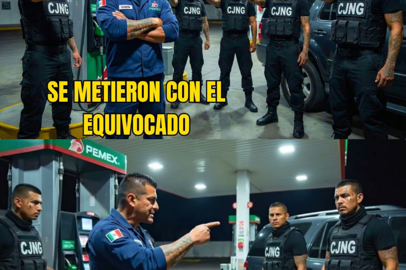 Sicarios Del CJNG Pararon En Una Gasolinera A Las 3AM — No Sabían Que El Despachador Era Ex-SEDENA