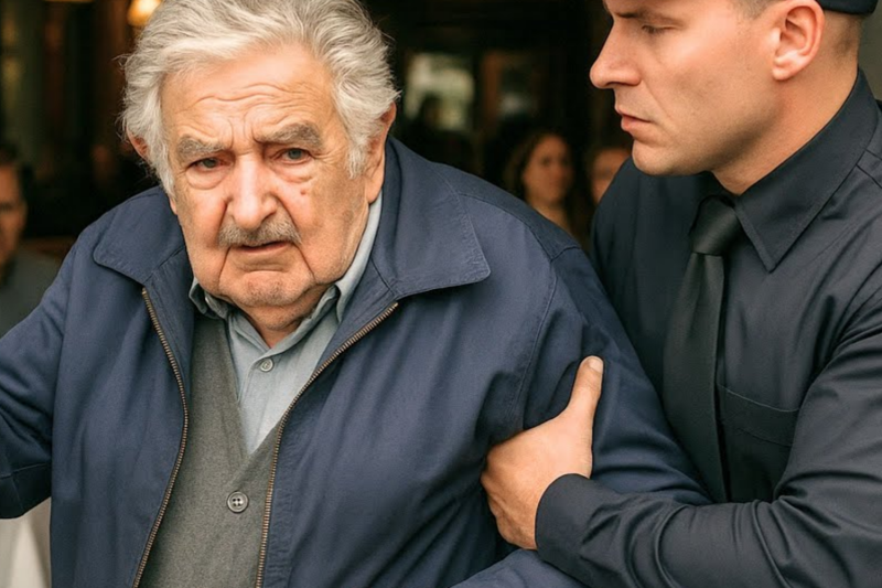 Guardia de seguridad expulsa a Mujica de un restaurante — su respuesta deja mudo al gerente