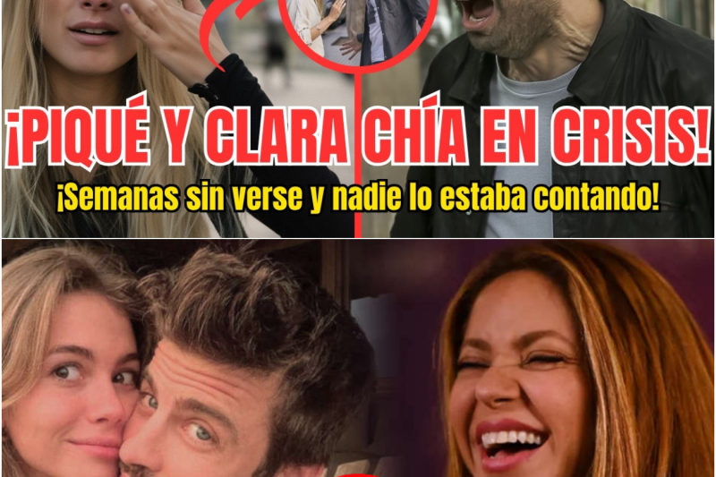 El desplome del idilio: Gerard Piqué y Clara Chía enfrentan una fractura silenciosa ante el inminente regreso de Shakira a España