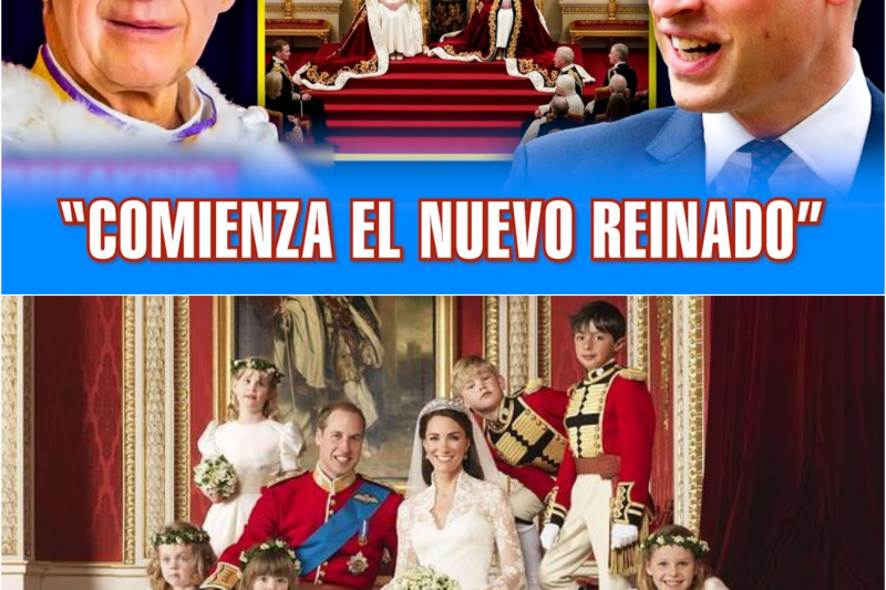 Catalina y Guillermo deslumbran en su primera aparición como rey y reina en Windsor