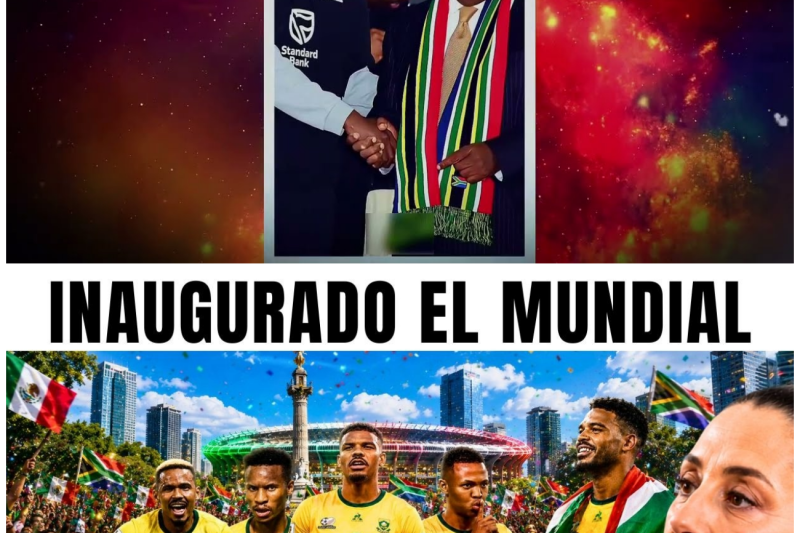 Lo que Dijo Sudáfrica al Llegar a la CDMX para INAUGURAR el Mundial Dejo a Claudia con Boca Abierta