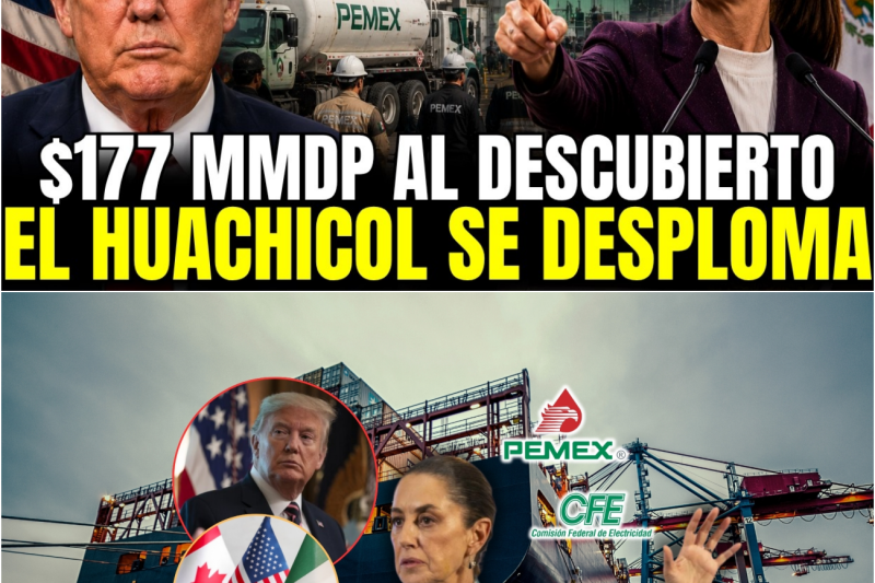 SHEINBAUM RESPONDE CON CIFRAS: sube Pemex, cae el huachicol y se derrumba la narrativa de Trump