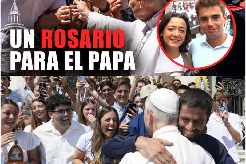 El Rosario de León XIV: Un Encuentro Fortuito, un Malentendido Papal y una Historia de Fe Inolvidable