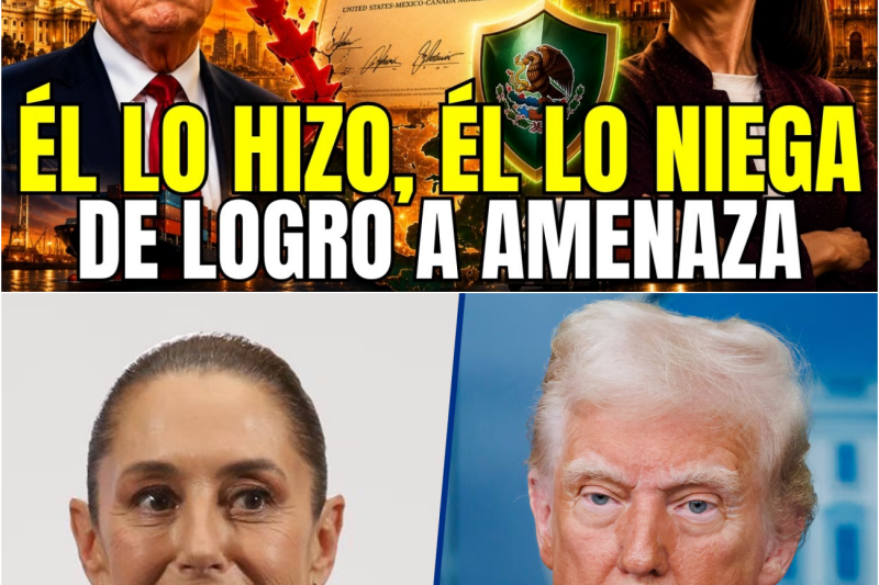 El Choque de Dos Visiones: Trump Amenaza con Romper el T-MEC y Sheinbaum lo Desarma Recordándole que es su Mayor Logro