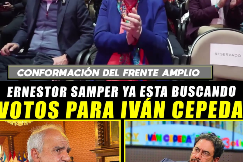 El progresismo sella una alianza histórica en Colombia: Ernesto Samper deja a César Gaviria y el Poder Popular se une al Frente Amplio