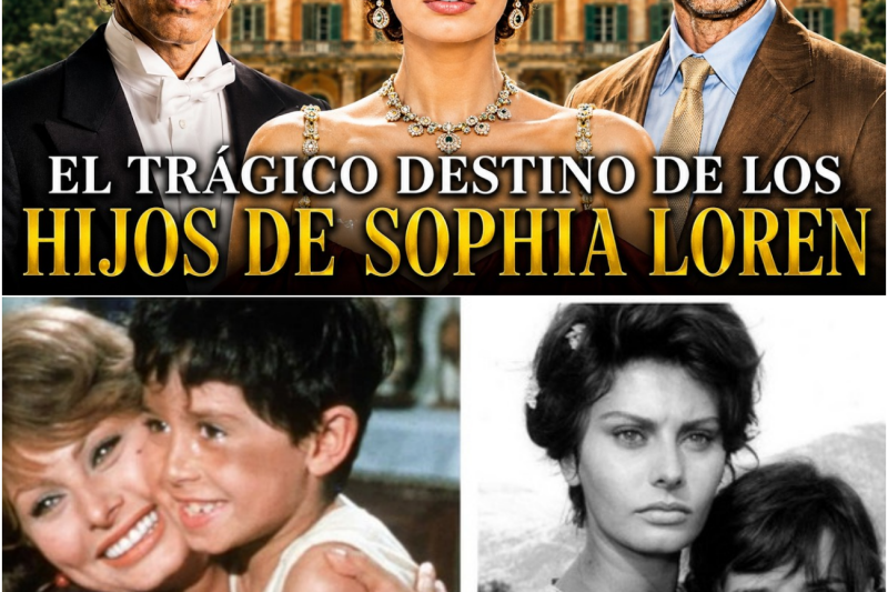 El destino oculto de los hijos de Sophia Loren: La tragedia silenciosa bajo la sombra de un mito