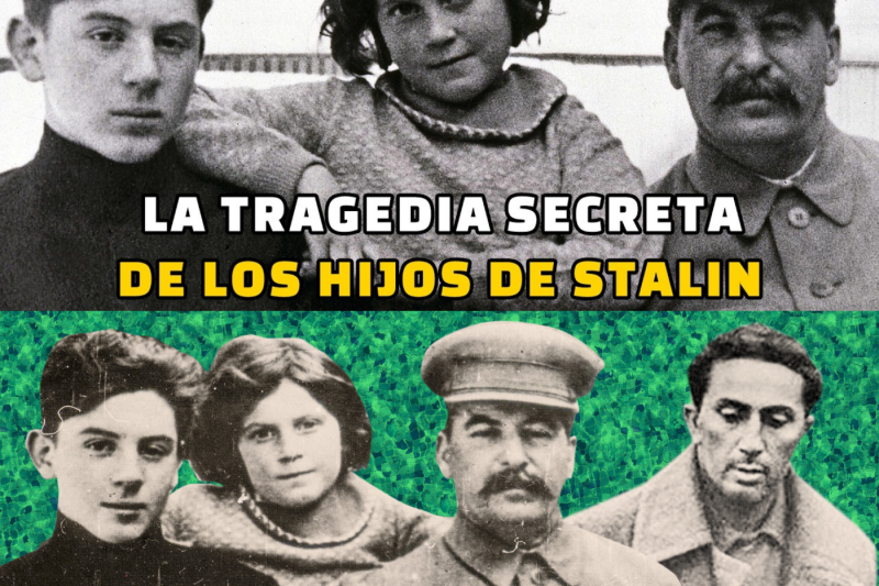 Bajo la sombra del dictador: La trágica y oculta historia de los tres hijos de Iósif Stalin