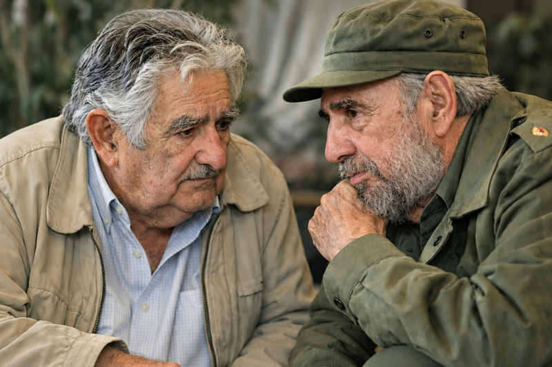 Fidel Castro le pregunta a Mujica: “¿Dónde se pierde el alma?” — su respuesta los deja sin palabras