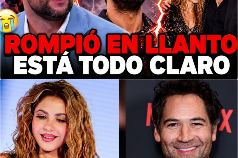 ¡Colapso en directo!: Clovis rompe en llanto en plena entrevista al descubrir las impactantes fotos de Shakira saliendo de un hotel con Manuel García Rulfo y confiesa su amor ante el mundo