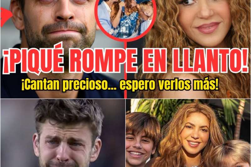 La noche en que el hielo se derritió: Gerard Piqué rompe en llanto en directo al ver a Milan y Sasha cantar junto a Shakira y confiesa su deseo de mejorar la relación