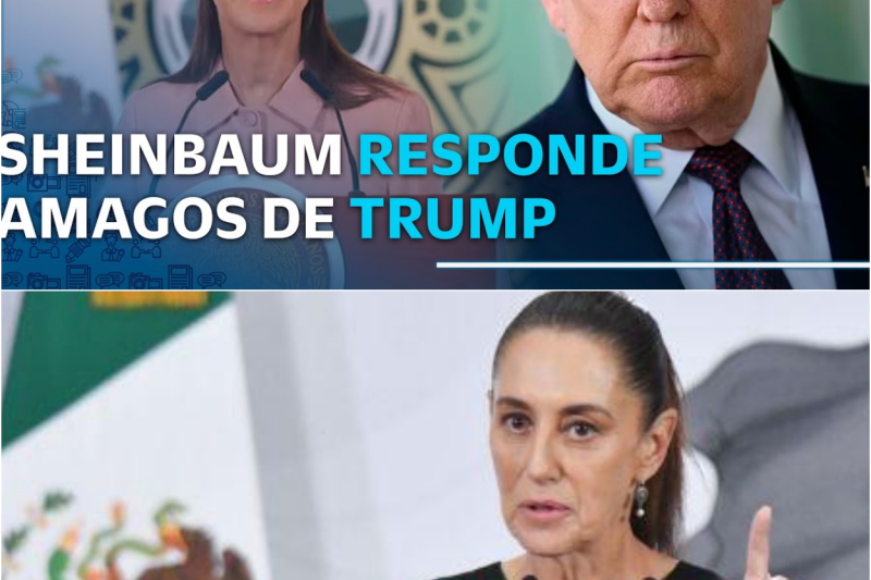 Claudia Sheinbaum desafía el ultimátum de Donald Trump: La cruda realidad económica que amenaza con hundir a Estados Unidos si se rompe el T-MEC