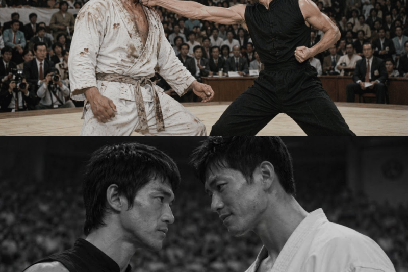 Campeón de Taekwondo Gritó “¿Hay Algún Hombre Real Aquí?” — La Respuesta de Bruce Lee Tomó 1 Pulgada