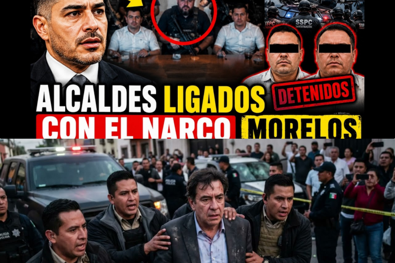 ¡HARFUCH CONTRA LOS ALCALDES! Caen funcionarios ligados al crimen en Morelos