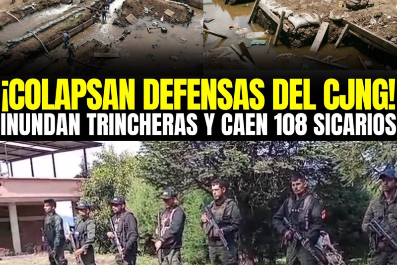 MURCIÉLAGOS COLAPSAN DEFENSAS del CJNG al INUNDAR TRINCHERAS en URUAPAN: CAEN 108 SICARIOS